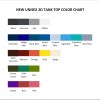 tank top color chart - Dragon Quest Shop