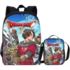 Dragon Quest Poster Backpack Boys Girls School Backpack with Lunch Box Kids Game Cartoon Travel Schoolbags - Dragon Quest Shop