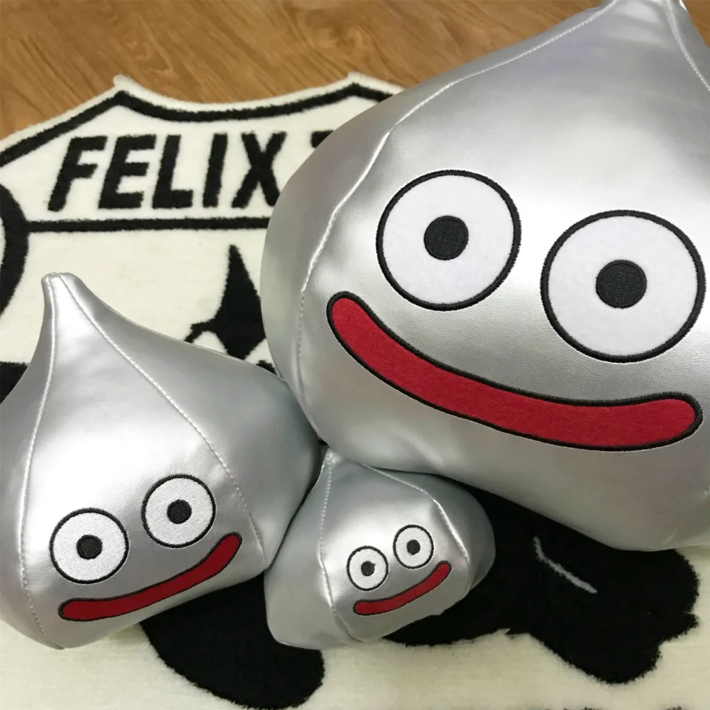 kf H8efc65caf83c43dba7fff1cb79e61346z New Dragon Quest Silver Smile Plush Doll Plush Doll Toy - Dragon Quest Shop